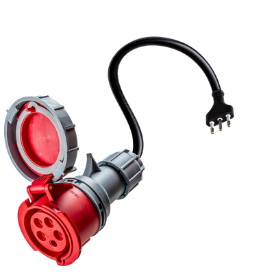 32A 5 pôles CEE vers Type L adaptateur  pour l'Italie