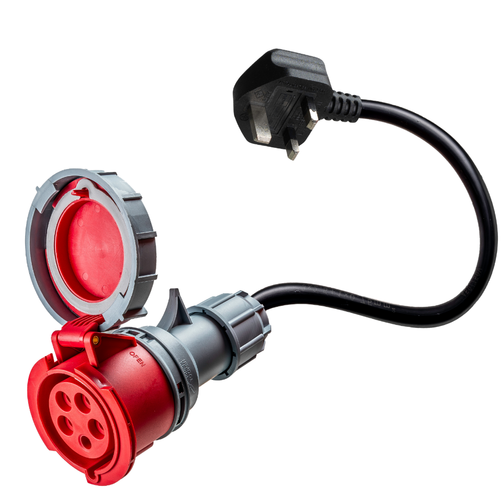 32A CEE à 5 pôles vers Type G adaptateur pour UK