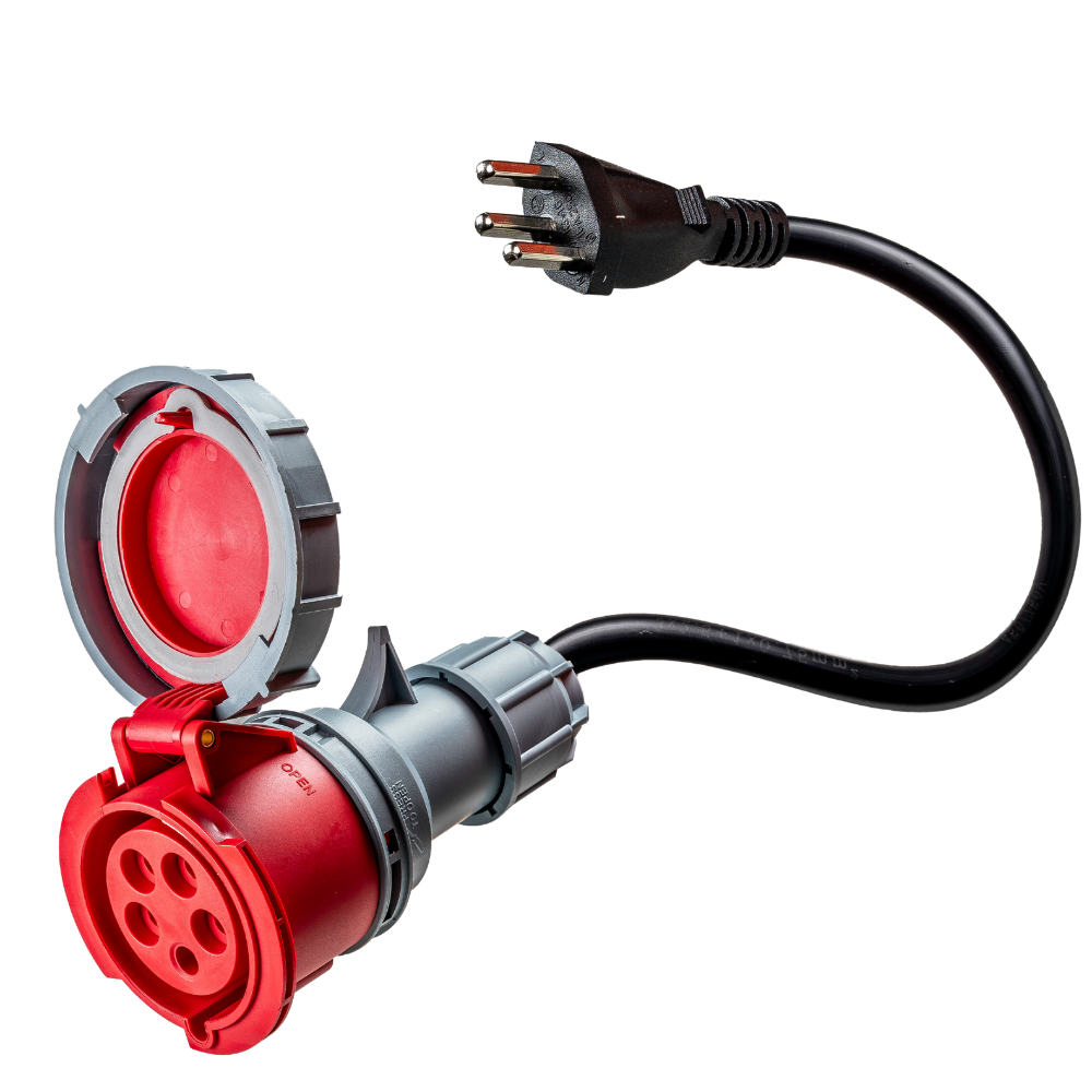 16A 5 pôles vers Type J pour la Suisse adaptateur CEE