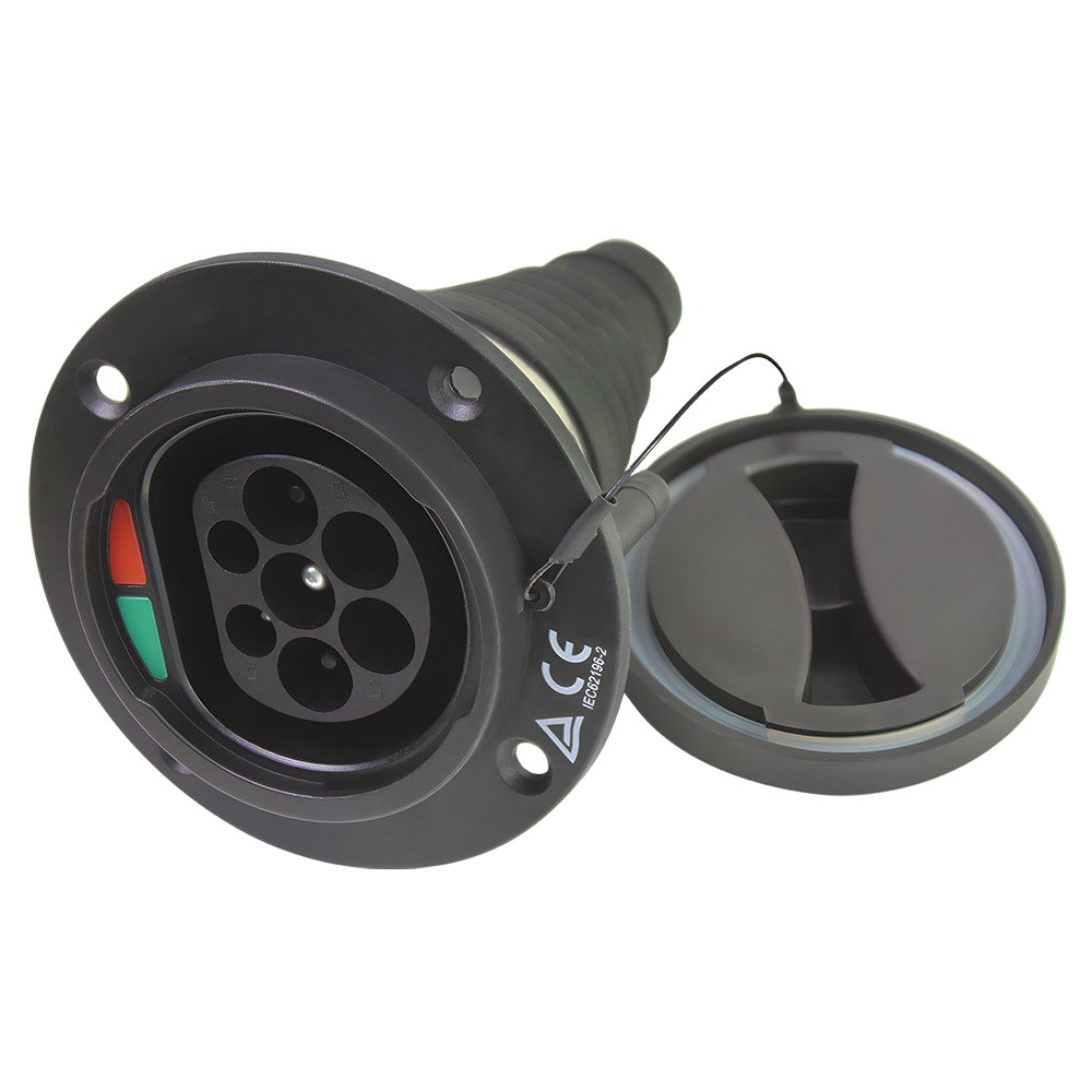 Prise de type 2 pour voiture | 1 phase | 16A/32A