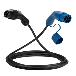 Type 1 - type 2 | 1 phase | 32a | 7.4kW câble de recharge