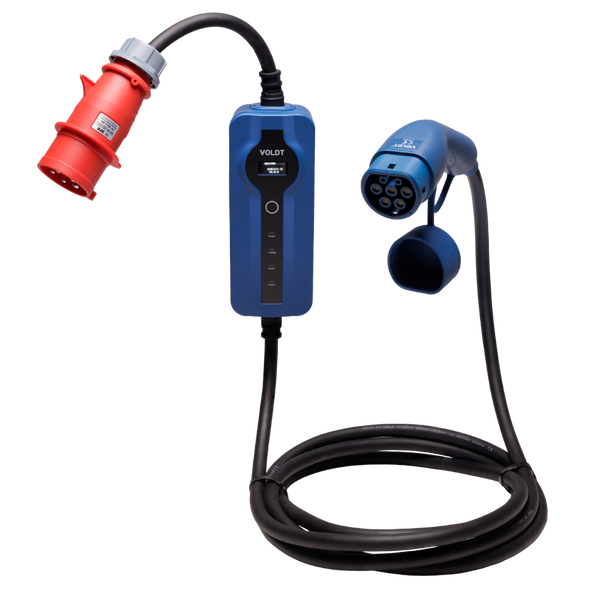 Type 2 - CEE | mode 3 | Ajustable 8A - 32a | Câble de recharge 22kW