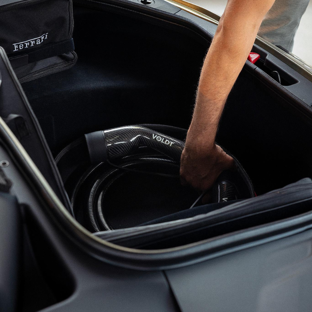 Voldt® Câble de recharge Type 2 Fibre de Carbone 22kW
