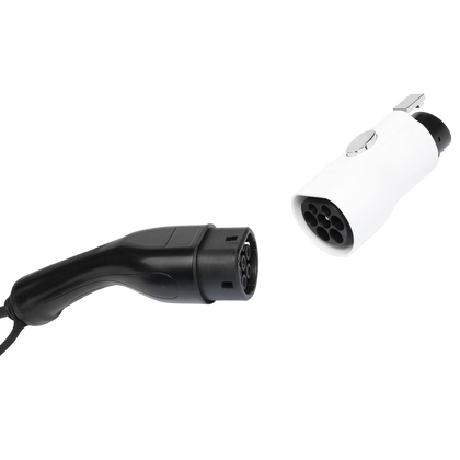 Adaptateur Type 2 (câble de recharge) vers Type 1 (voiture)