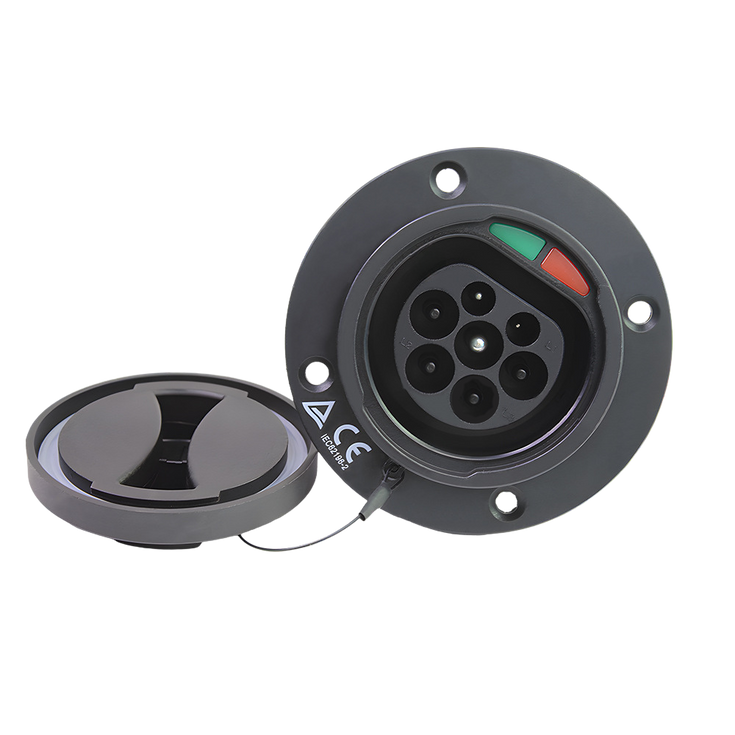 Prise de type 2 pour voiture | 3 phases | 16A/32A