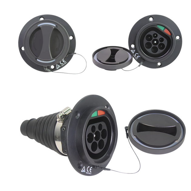 Prise de type 2 pour voiture | 1 phase | 16A/32A