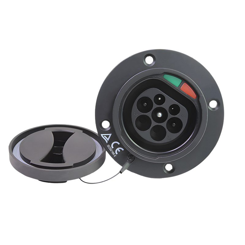 Prise de type 2 pour voiture | 1 phase | 16A/32A