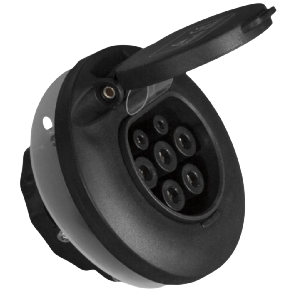 Prise de type 2 pour station de charge | 1 phase | 16A/32A