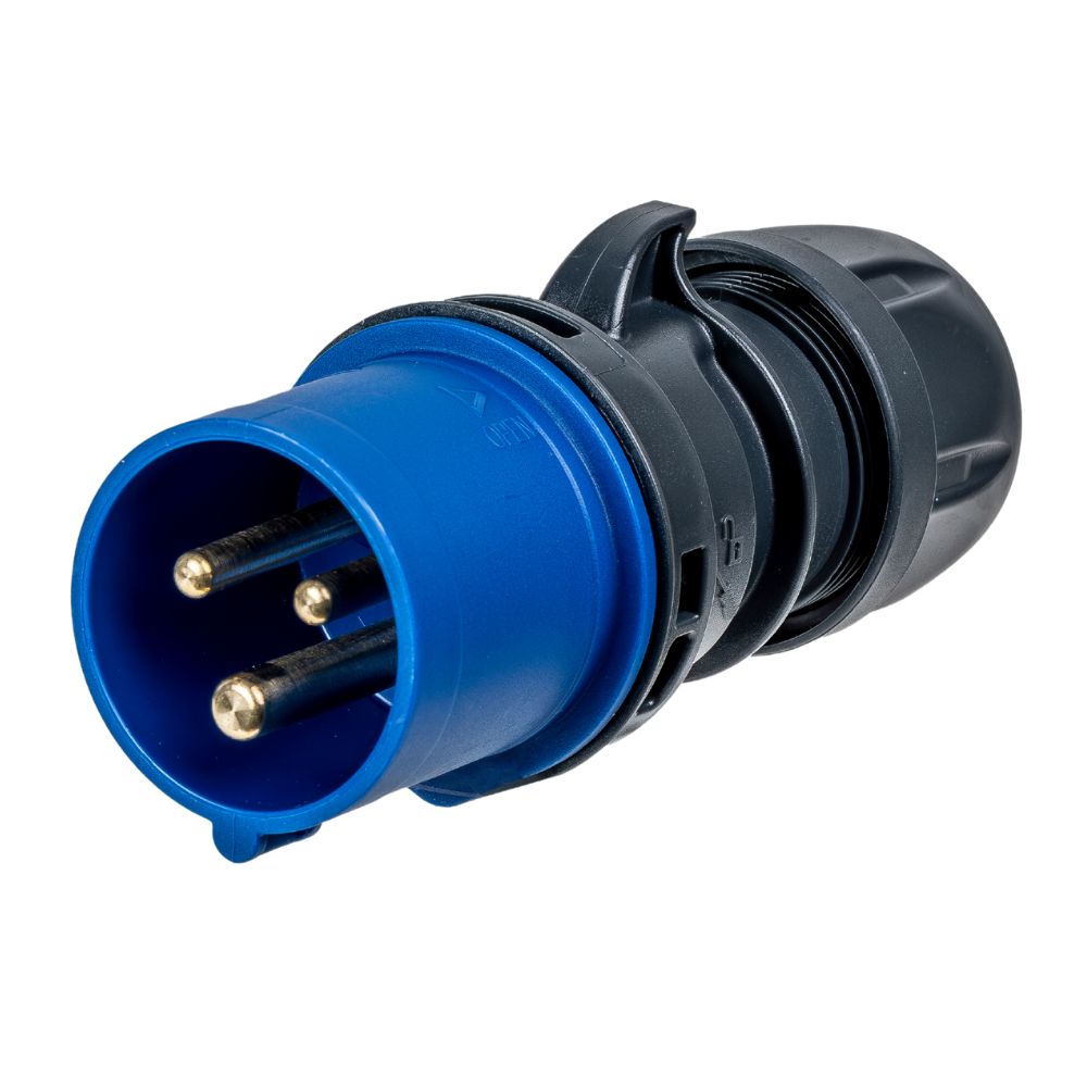 Voldt® Type 2 - 16A blue commando socket, 1 phase