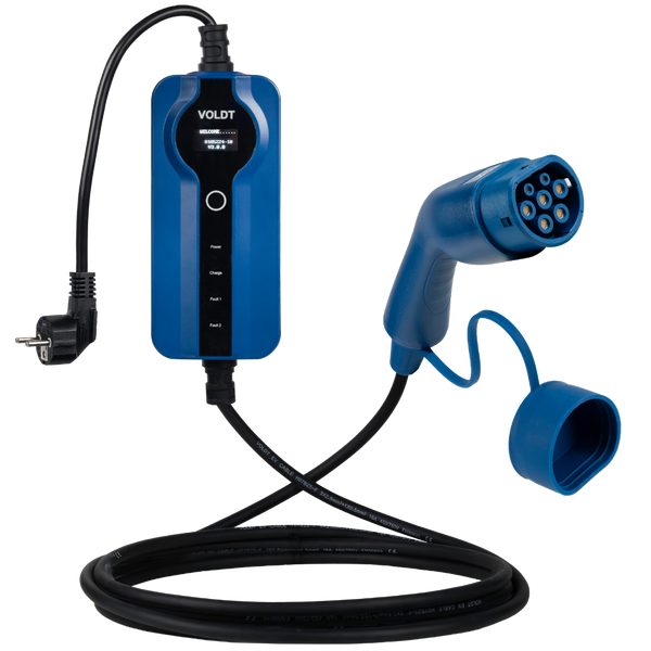 Type 2 - schuko | Câble de recharge réglable 8A - 16A | 3,7kW 