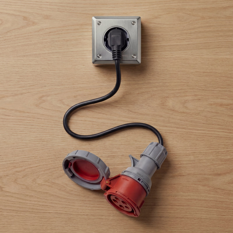 32A 5 pôles CEE vers Schuko adaptateur