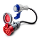 Adaptateur 16A 5 pôles vers Type 3