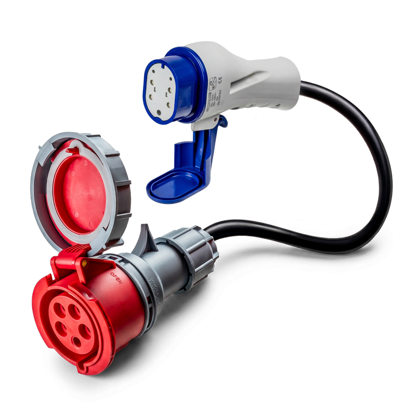 Adaptateur 16A 5 pôles vers Type 3