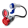 Adaptateur 16A 5 pôles vers Type 3