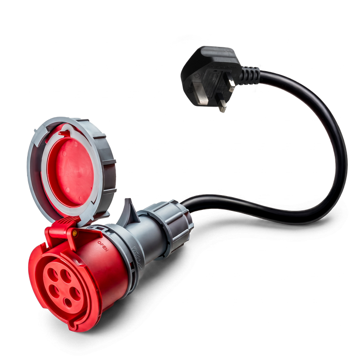 32A CEE à 5 pôles vers Type G adaptateur pour UK
