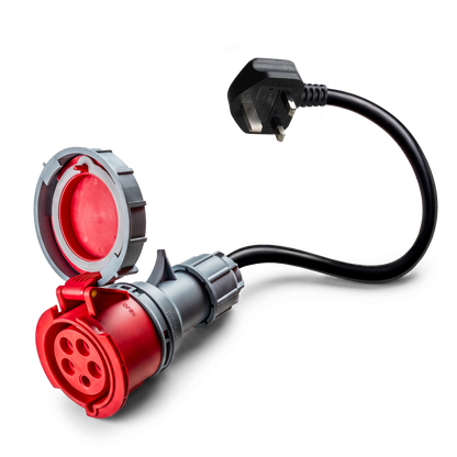 32A CEE à 5 pôles vers Type G adaptateur pour UK
