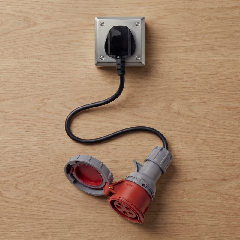 32A CEE à 5 pôles vers Type G adaptateur pour UK