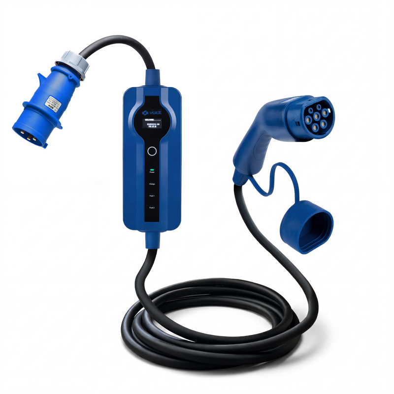 Voldt® Chargeur portable VE CEE | monophasé | 8A - 32A | 7.4kW +APP