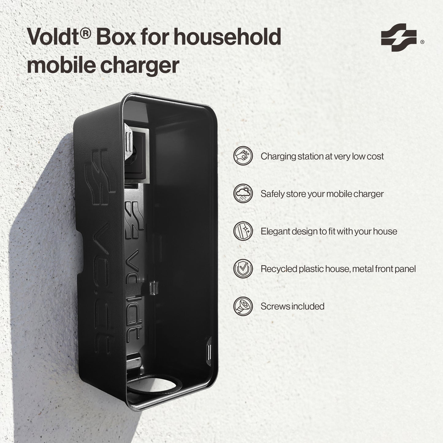Voldt® Boxx pour chargeur mobile domestique