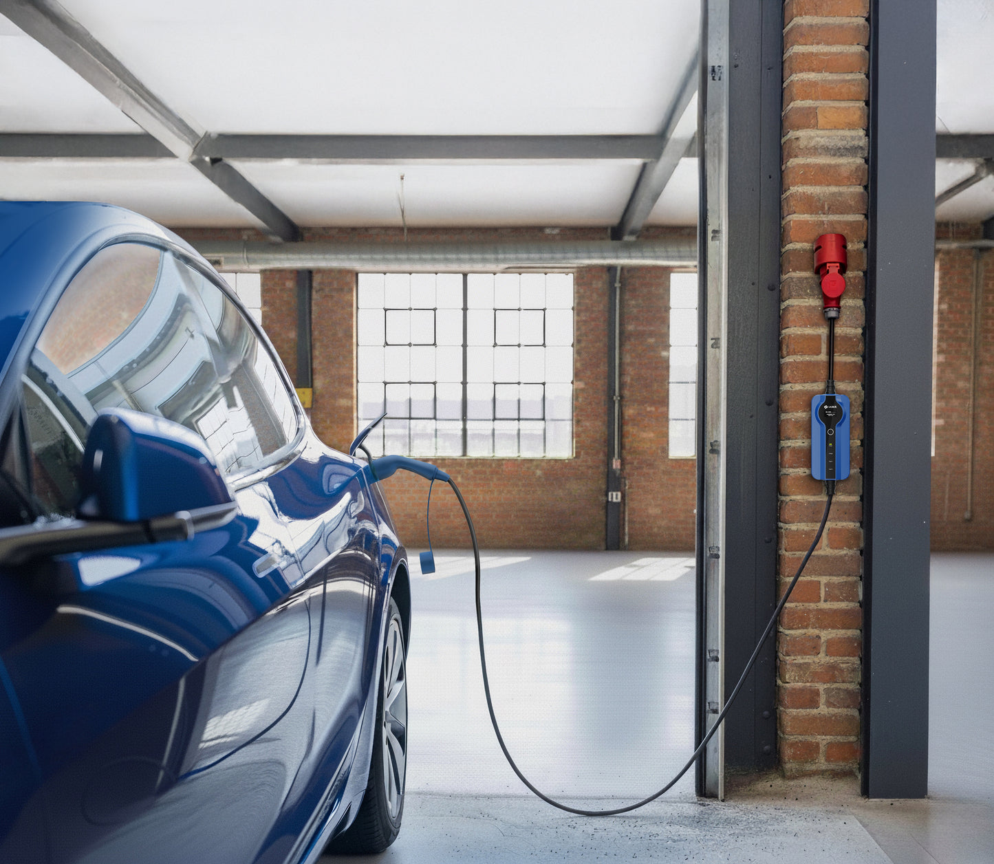 Type 2 - CEE | mode 3 | Ajustable 8A - 32a | Câble de recharge 22kW