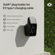 Support de prise pour câble de recharge EV Type 1