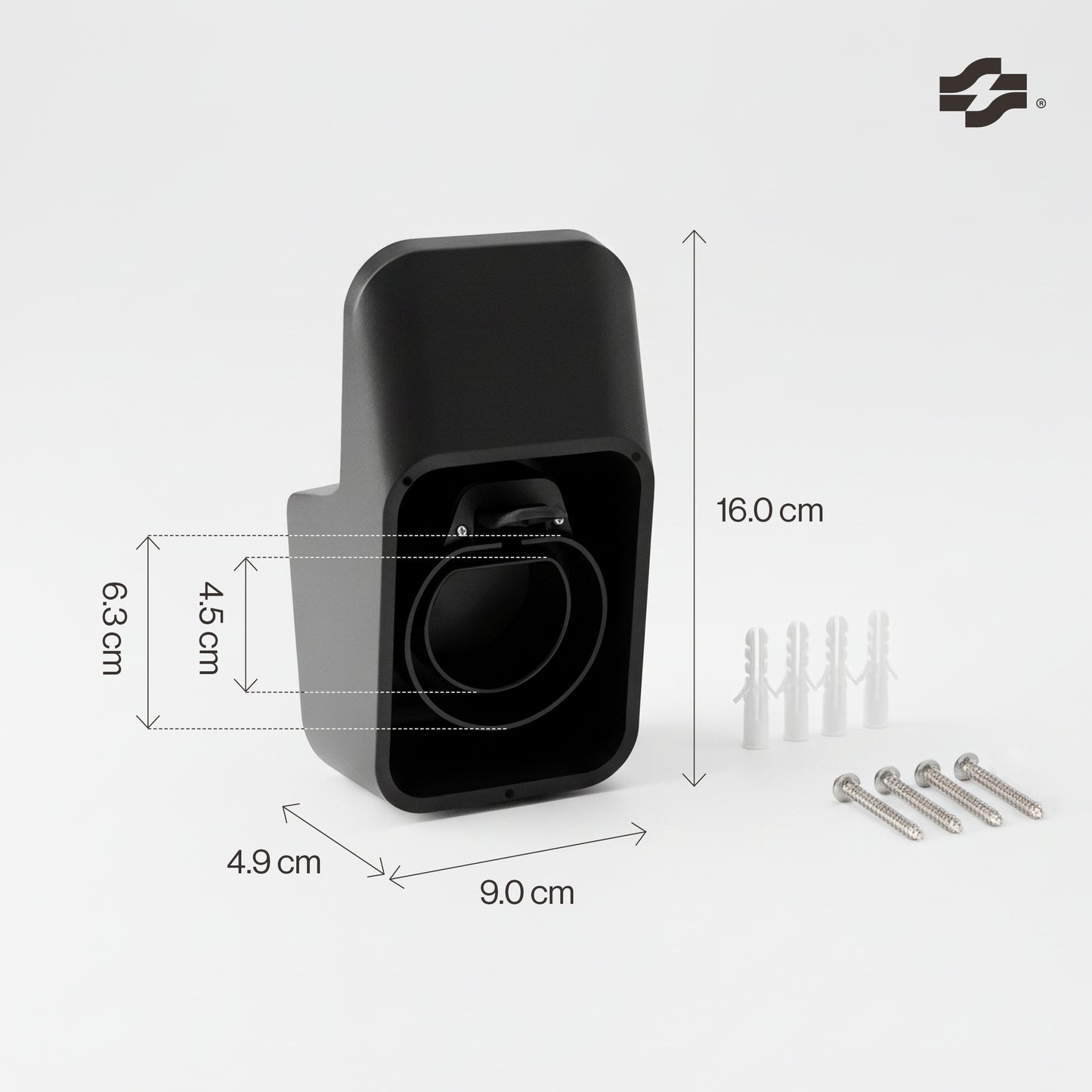 Support de prise pour le câble de charge EV type 2