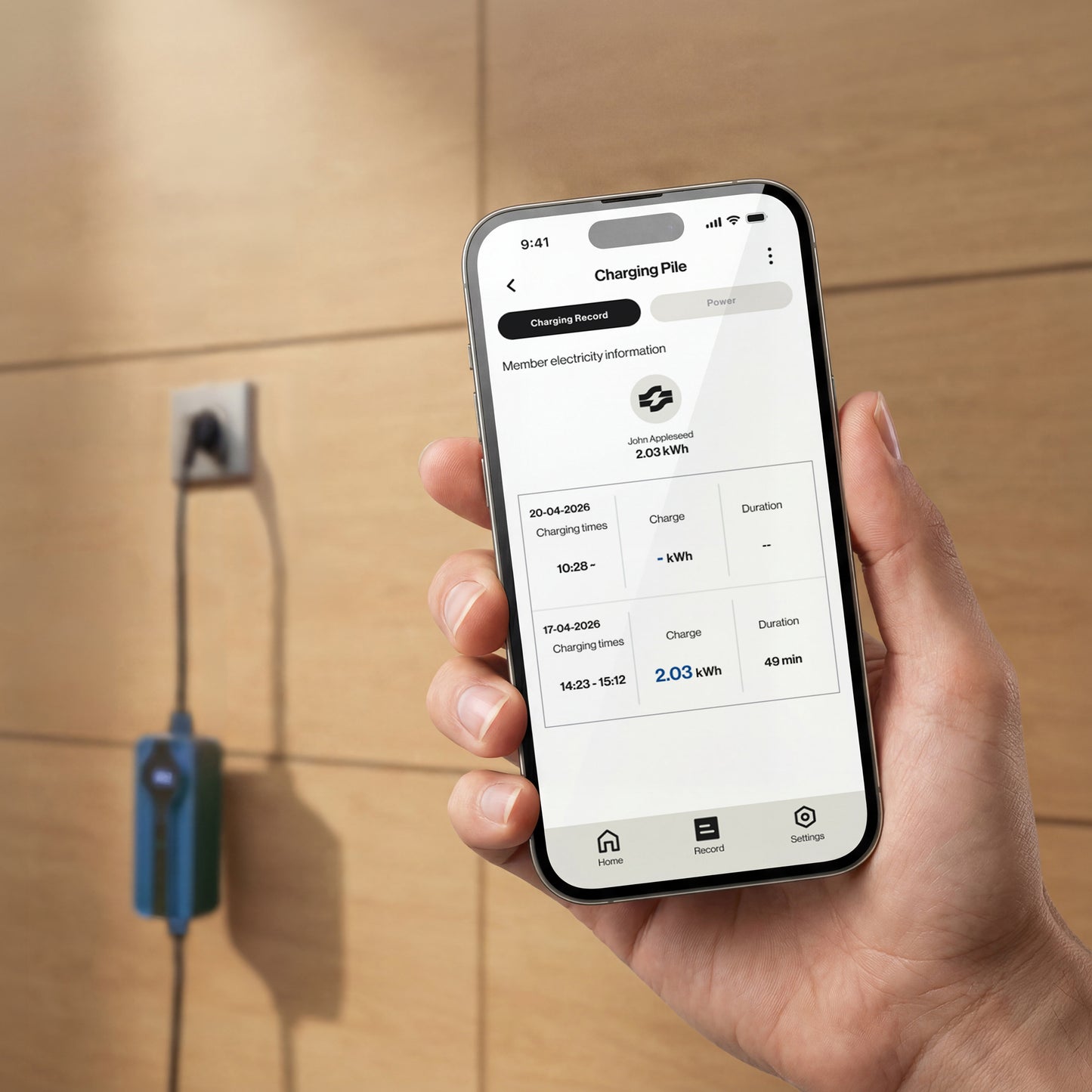 Voldt® Chargeur portable VE schuko | 8A - 16A | 3,7kW +APP