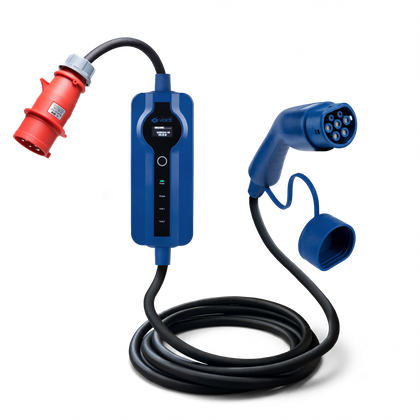 Voldt® Chargeur portable VE CEE | triphasé | 8A - 32A | 22kW +APP