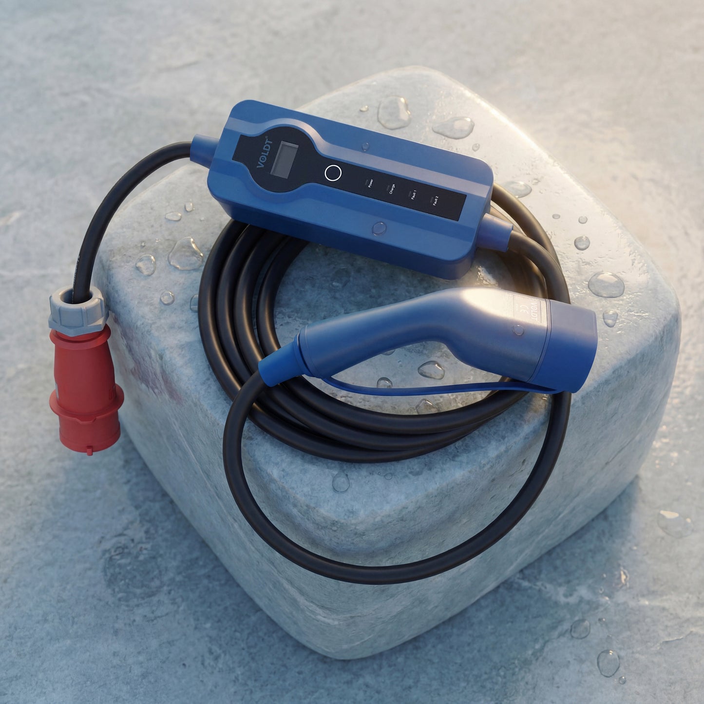 Voldt® Chargeur portable VE CEE | triphasé | 8A - 32A | 22kW +APP