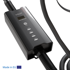 Type 2 avec angle CEE | mode 3 | 8A - 16A | 11kW câble de recharge
